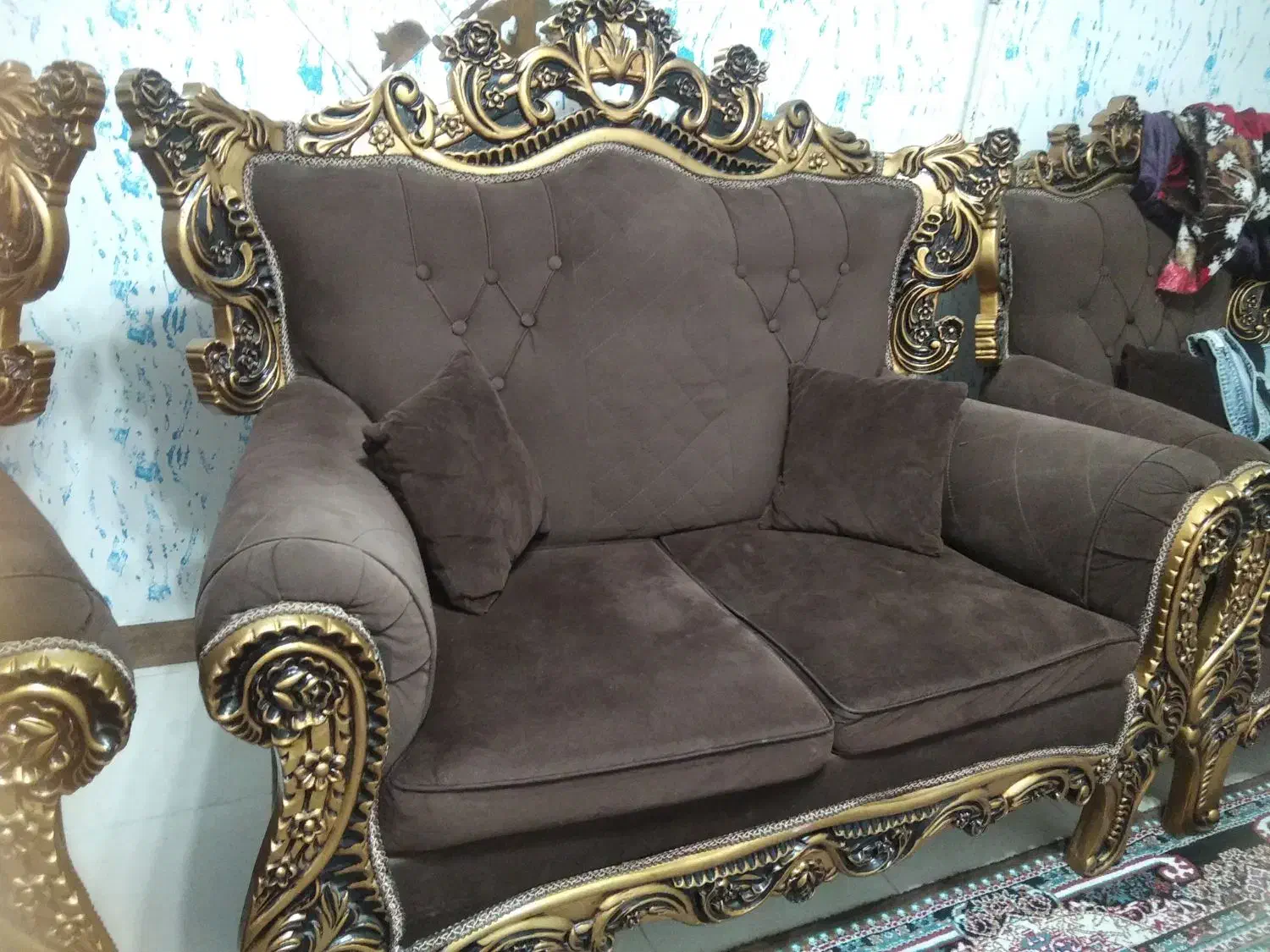 مبل در حد نو|مبلمان خانگی و میز عسلی|رشت, بازار|دیوار