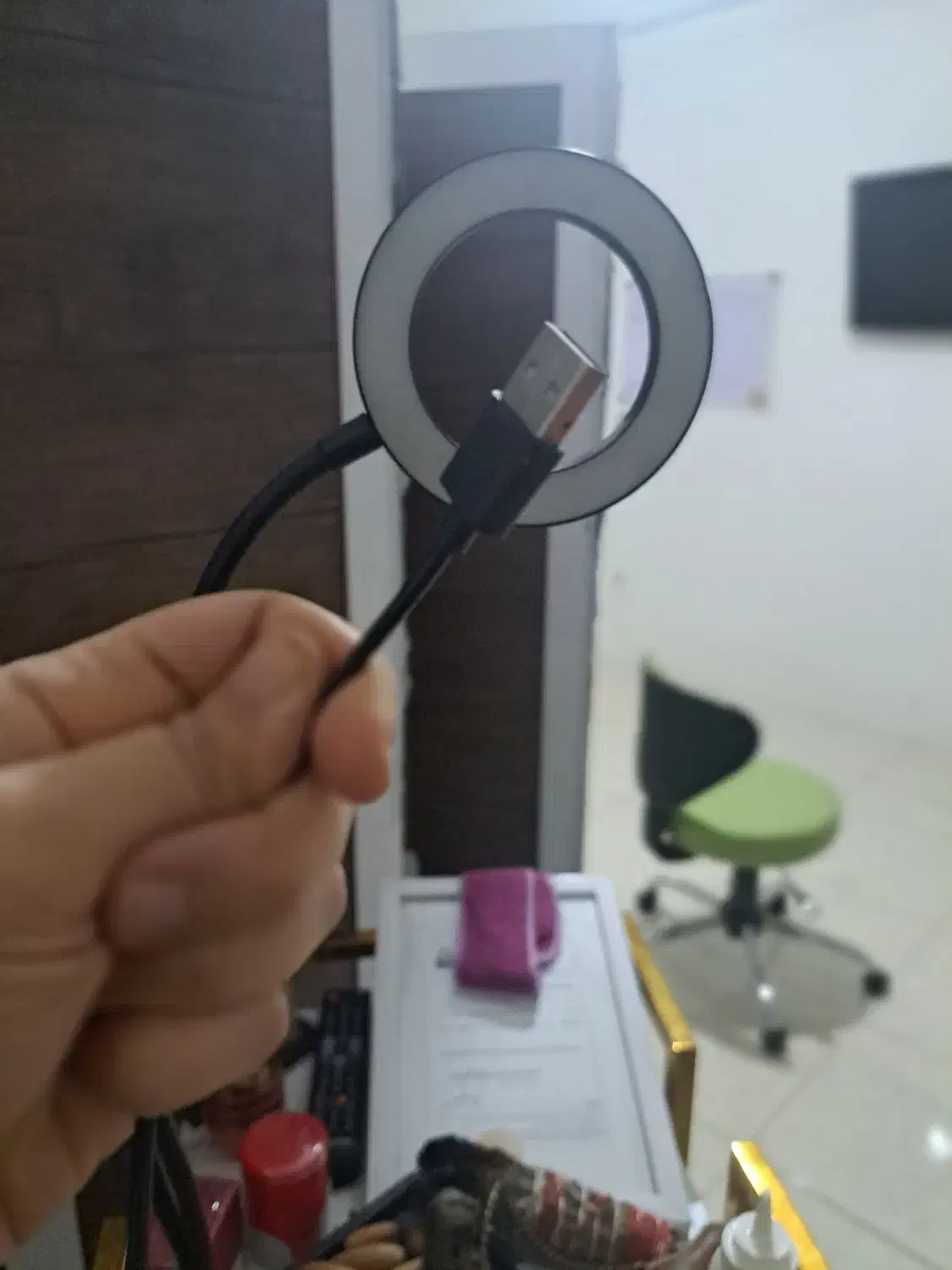 رینگ لایت گیره ای|دوربین عکاسی و فیلمبرداری|چهاردانگه (تهران), |دیوار