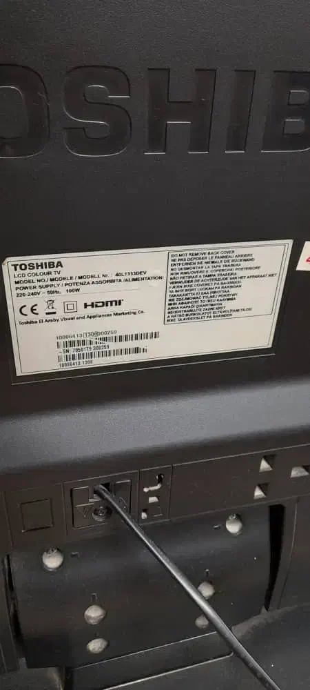 تلویزیون توشیبا ۴۰ اینچ|تلویزیون و پروژکتور|تهران, تختی|دیوار