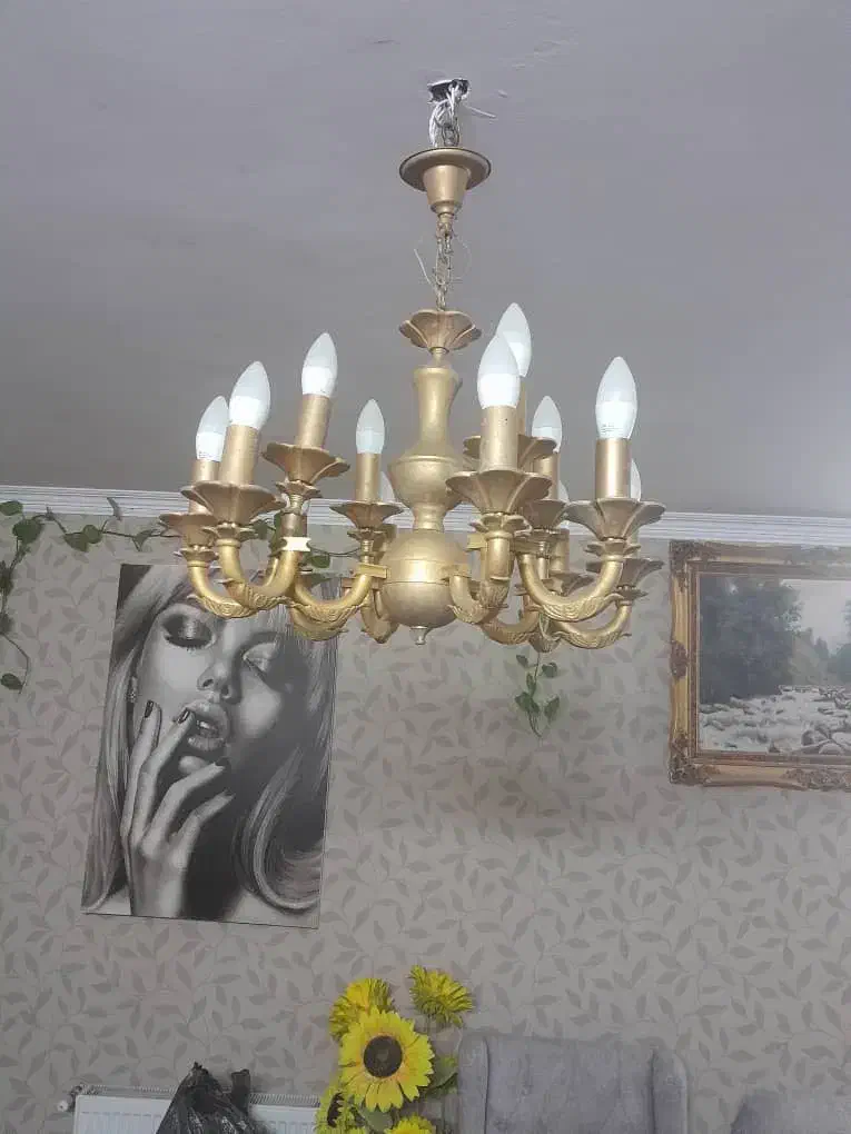 لوستر ابکاری .ایینه کنسول.ساعت و میز تلویزیون|لوستر و چراغ آویز|تهران, دهم فروردین|دیوار