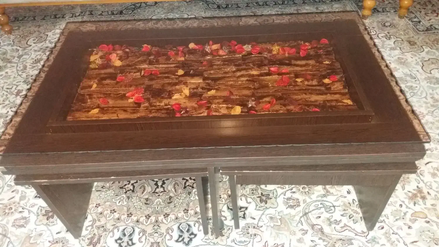 میز و جلو مبلی|مبلمان خانگی و میز عسلی|شوشتر, |دیوار