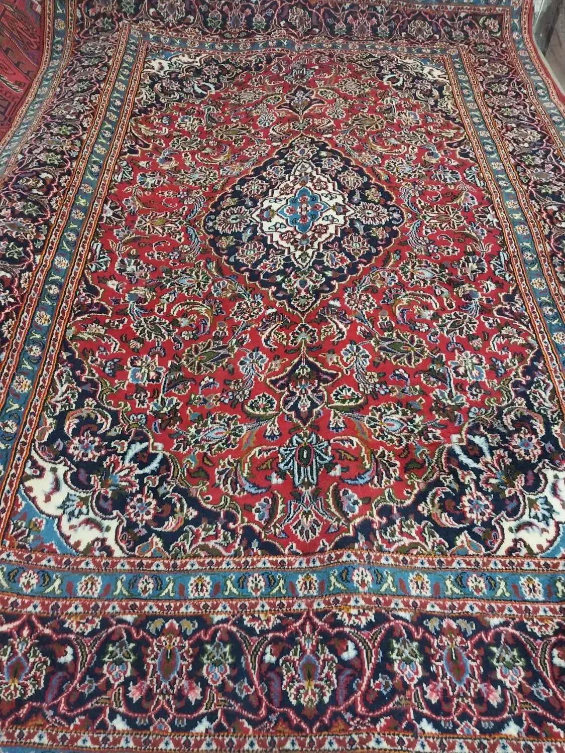 یک جفت فرش دستباف شیش متری|فرش|بناب, |دیوار