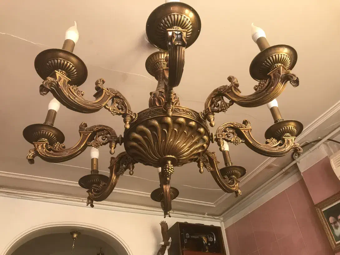 لوستر برنز|لوستر و چراغ آویز|قم, زنبیل آباد|دیوار