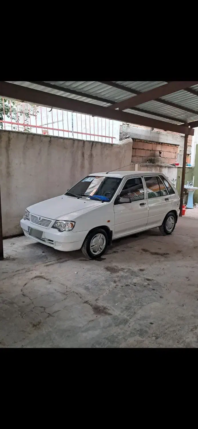 فروش یک دستگاه پراید ۱۱۱ سفید|خودرو سواری و وانت|ساری, |دیوار