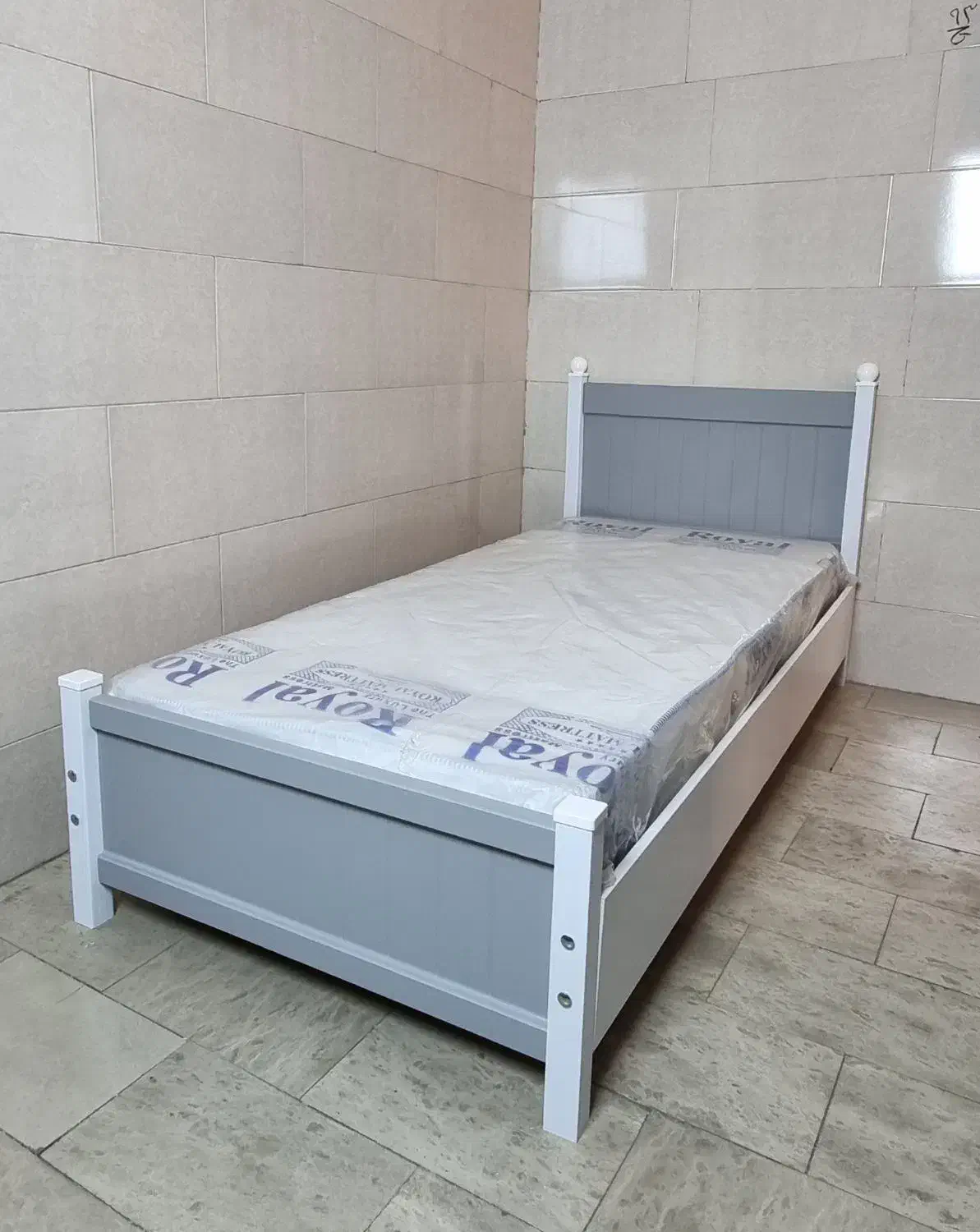 تخت یک نفره وکیوم+کفی چوبی درجه یک|تخت و سرویس خواب|نسیمشهر, |دیوار