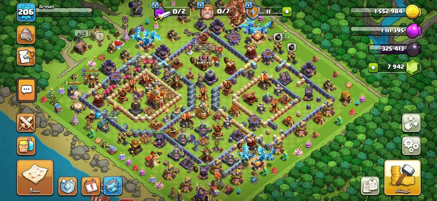 اکانت کلش آف کلنز|کنسول، بازی ویدئویی و آنلاین|بروجرد, |دیوار