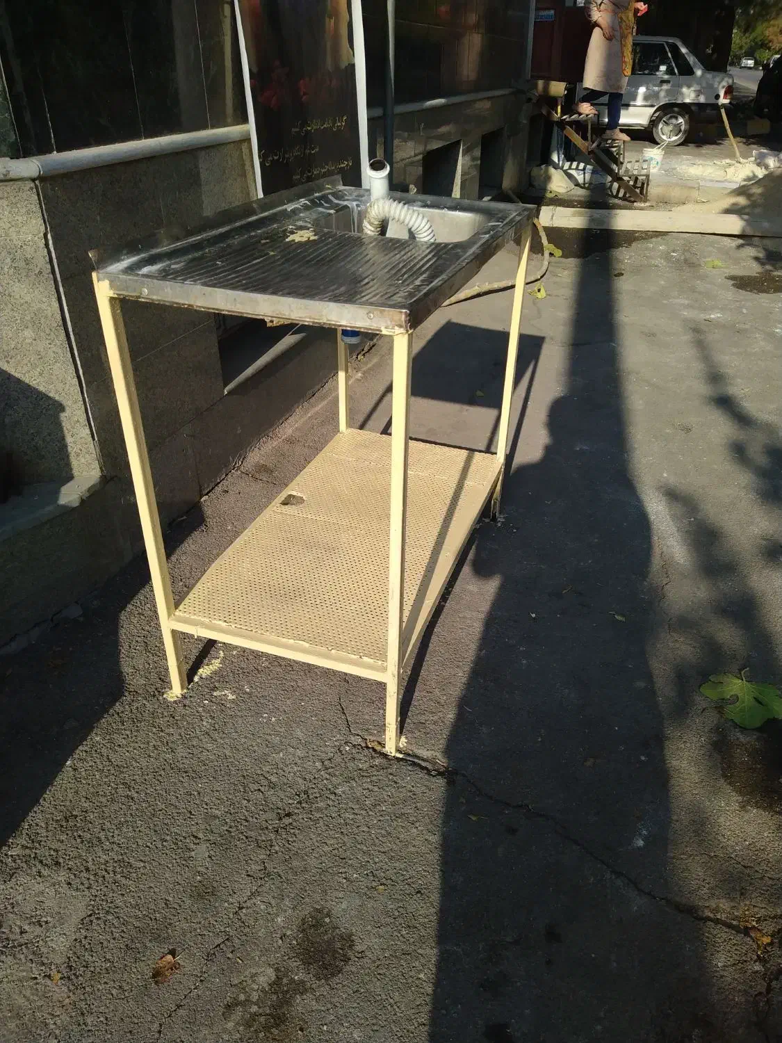 سینک ظرفشویی باغی|آب‌چکان و نظم‌دهنده ظروف|شیراز, درکی|دیوار