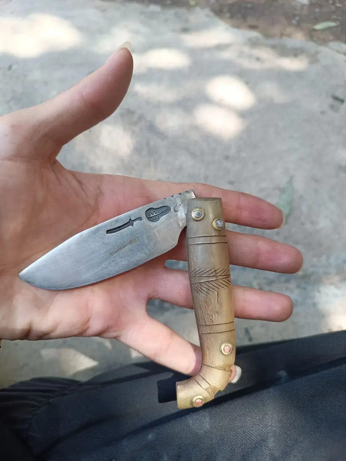 چاقو قدیمی|کلکسیون اشیاء عتیقه|کرمانشاه, |دیوار