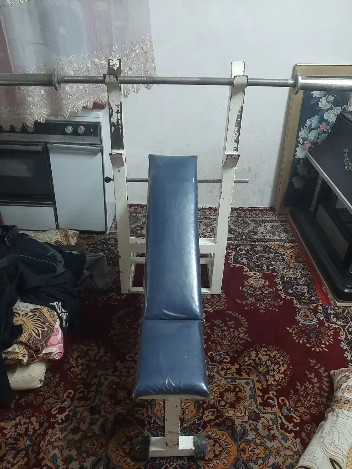 میز هالتر به همراه میل خالی|تجهیزات ورزشی|رودهن, |دیوار