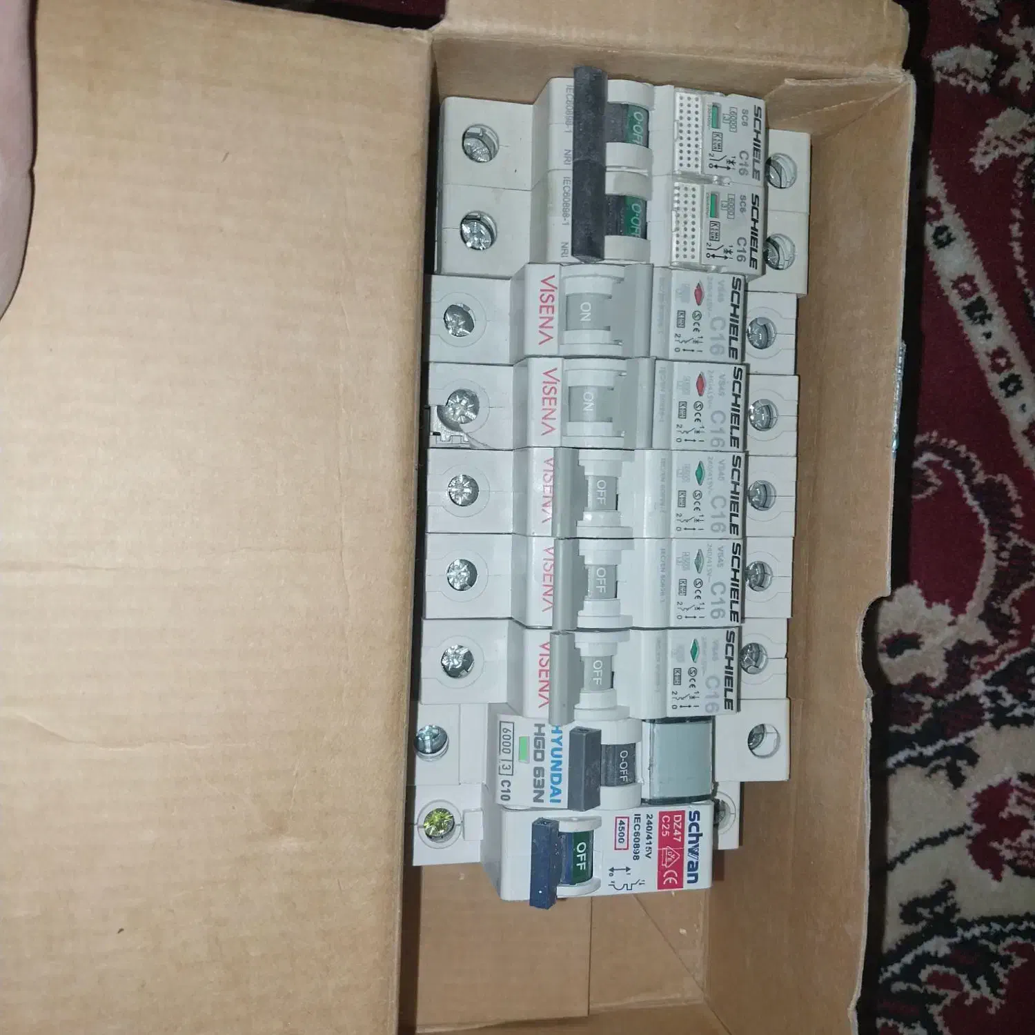 کلید مینیاتوری و کابلو ترانس فتوسل|مصالح و تجهیزات ساختمان|قدس, شهر‌قدس|دیوار