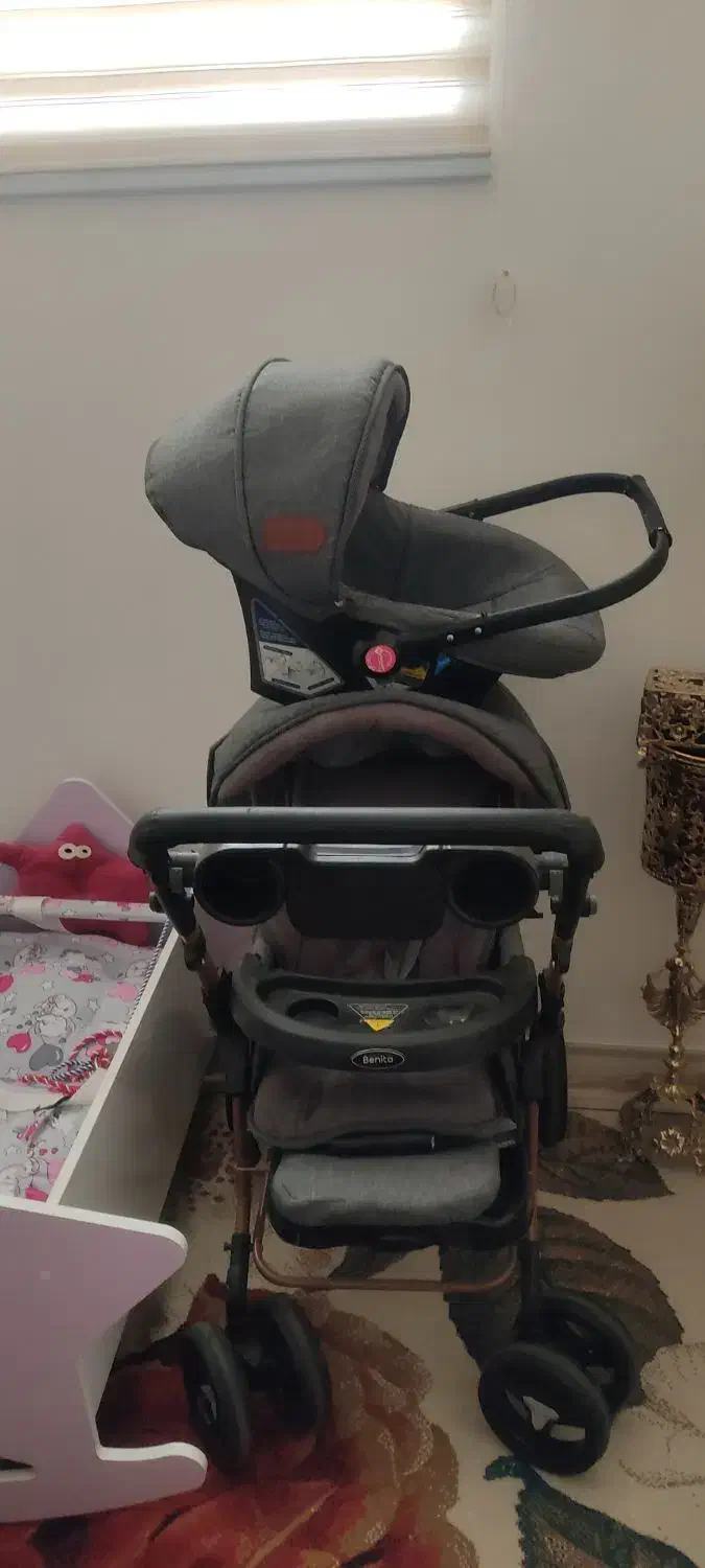 کالسکه وکریر مدل بنیتا و گهواره ام دی اف|کالسکه و لوازم جانبی|دورود, |دیوار