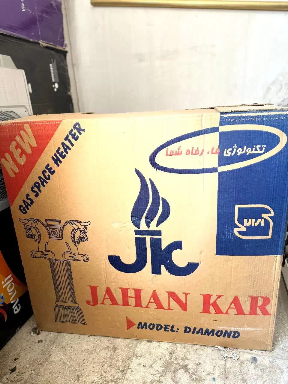 بخاری مدل شومینه|بخاری، هیتر، شومینه|قم, هفت تیر|دیوار