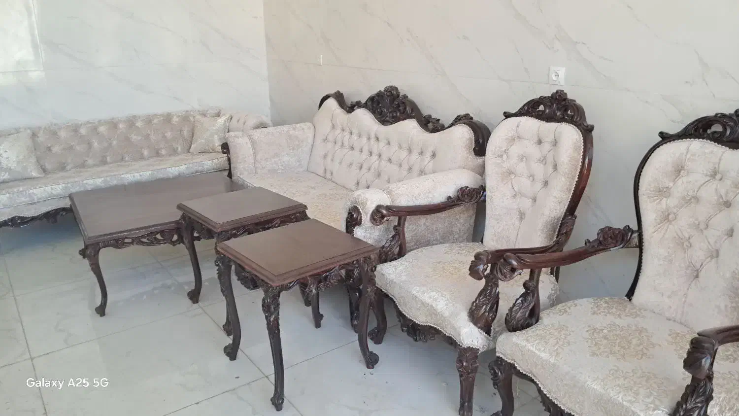 مبل استیل 8نفر|مبلمان خانگی و میز عسلی|سنقر, |دیوار