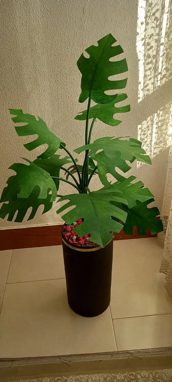 گل مصنوعی لمسی برگ انجیری|گل مصنوعی|شاهین‌شهر, شهرک گلدیس|دیوار