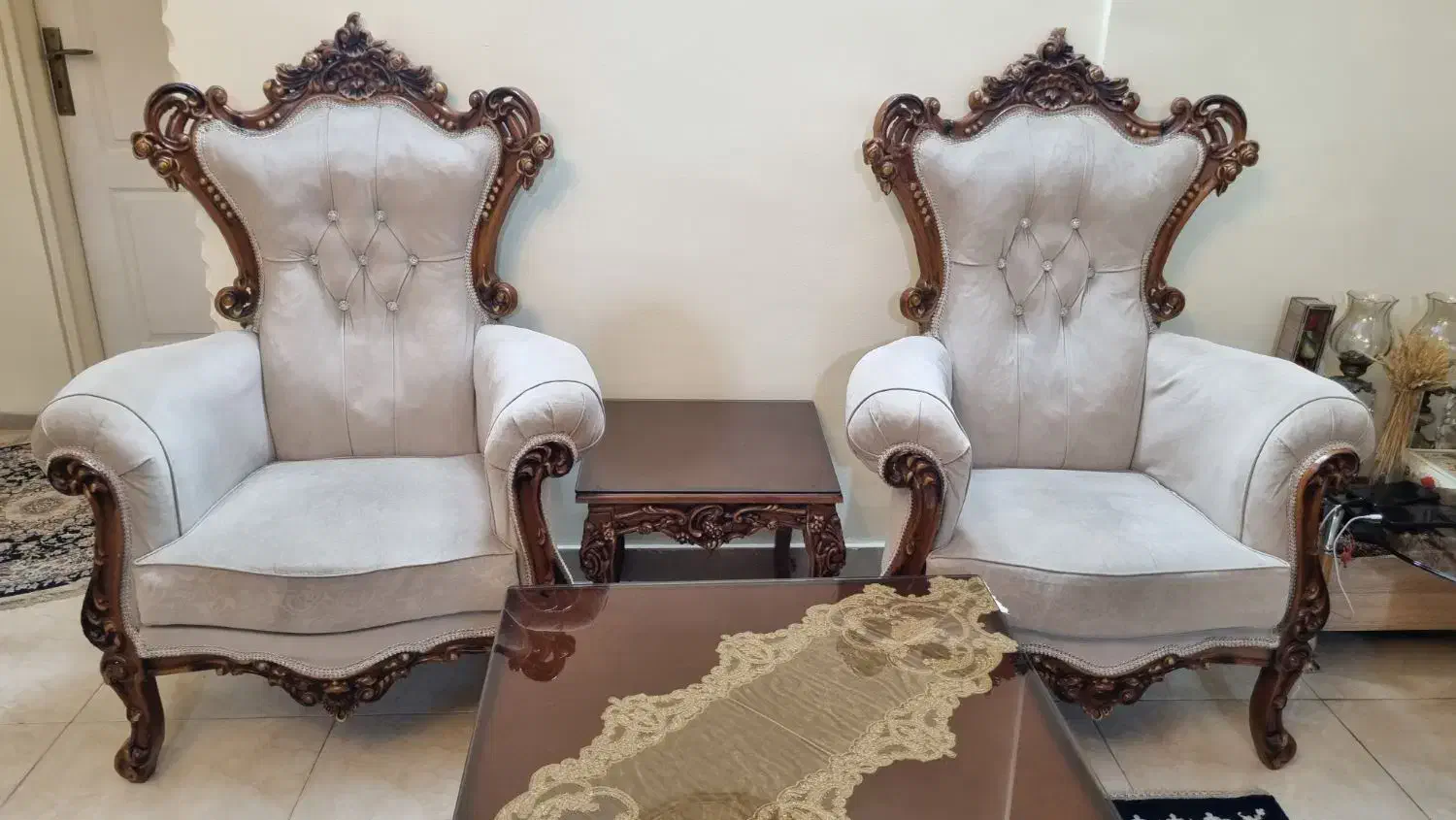 مبل استیل ۷نفره  چوب کاملاسالم با ۳میزعسلی|مبلمان خانگی و میز عسلی|تهران, خانی آباد نو جنوبی|دیوار