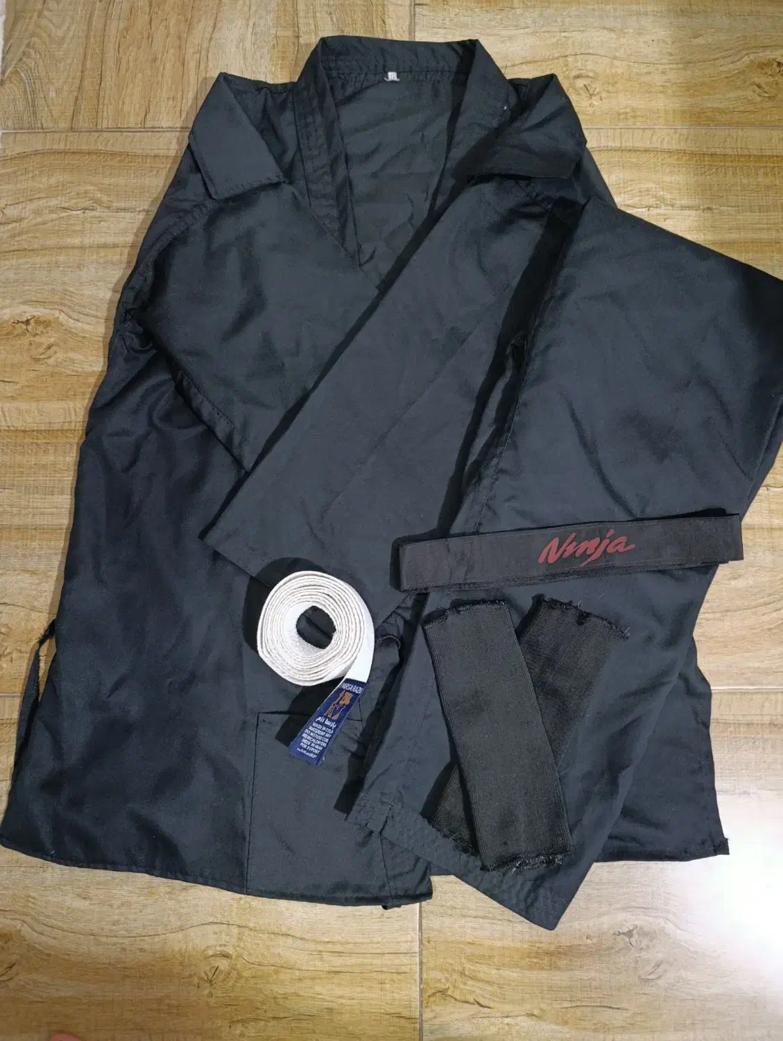 لباس نینجا با دو کمربند و جوراب|تجهیزات ورزشی|شیراز, امام حسین|دیوار