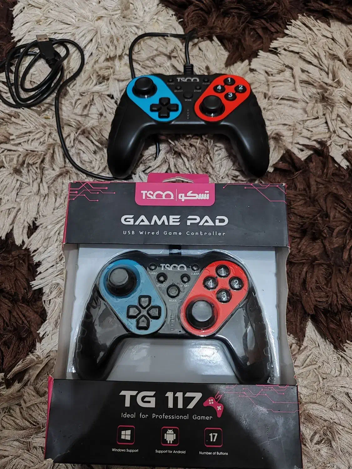 رینگ لایت و دسته کامپیوتر|دوربین عکاسی و فیلم‌برداری|لار, |دیوار