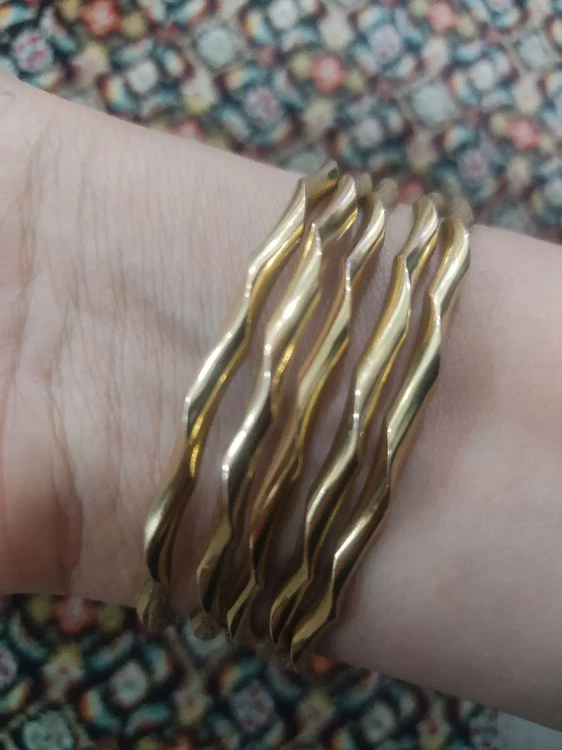 النگوی طلای سایز دو شش عدد با درصد 3٪|جواهرات|مرند, |دیوار