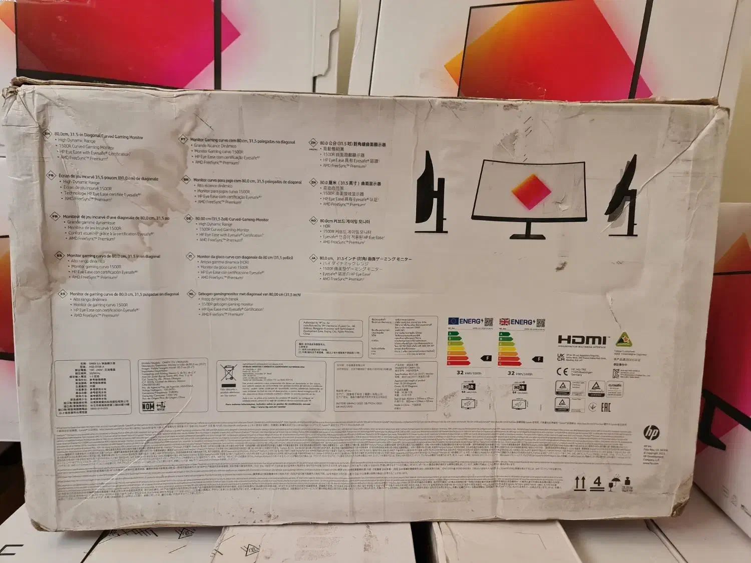 مانیتور حرفه ای و محدب مخصوص گیم HP OMEN 32C 165Hz|قطعات و لوازم جانبی رایانه|تهران, آرژانتین|دیوار