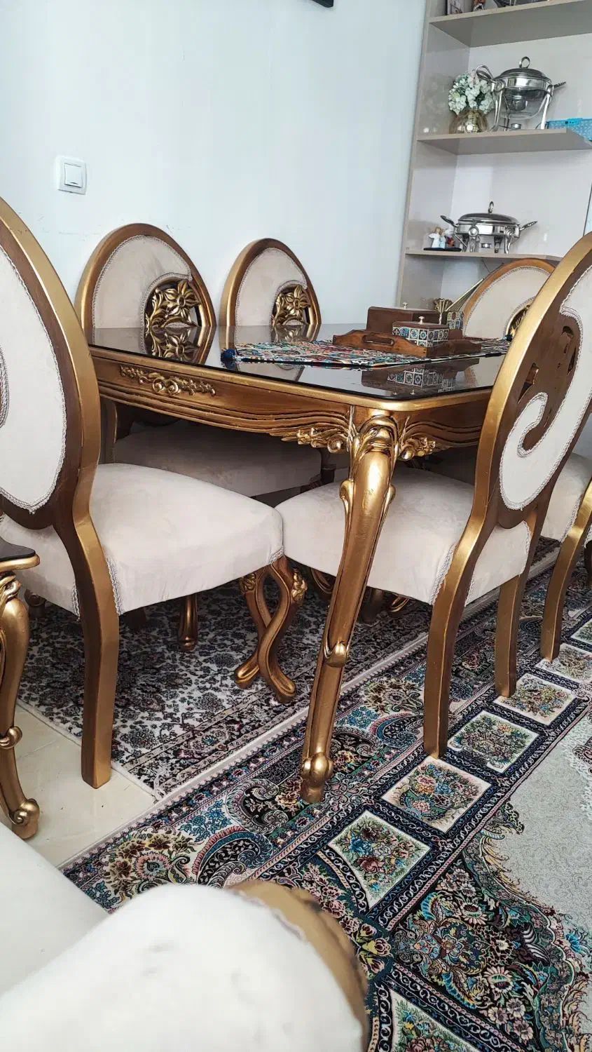 غذاخوری 6 نفره|میز و صندلی غذاخوری|مرند, |دیوار