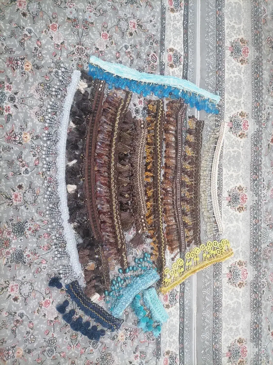 یراق پرده ابریشمی و ساده|پرده، رانر، رومیزی|قم, ولیعصر|دیوار