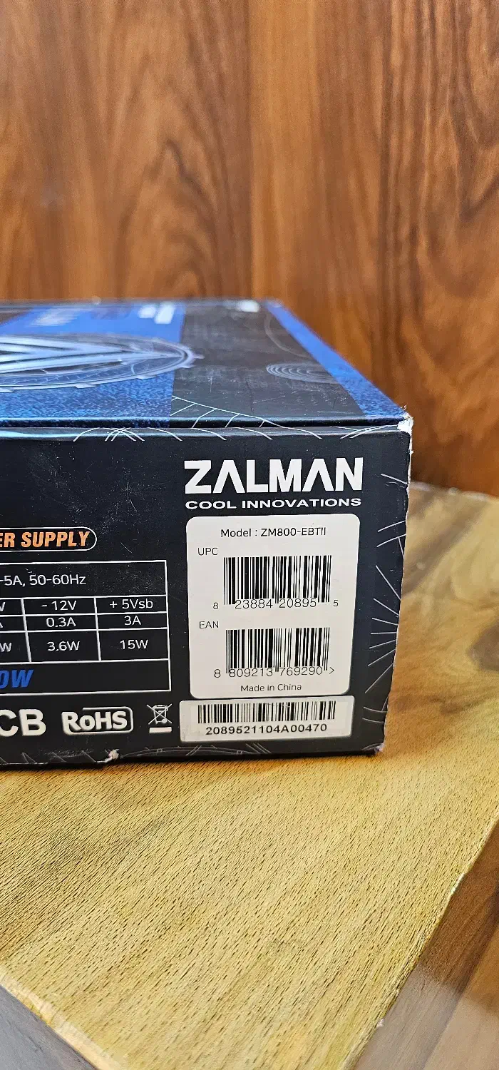 پاور گلد 800 وات زالمن مدل Watttera (Ebtii) 80|قطعات و لوازم جانبی رایانه|تهران, فلسطین (میدان انقلاب)|دیوار