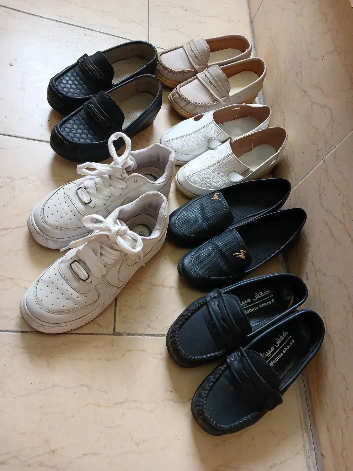 کفش وکتونی سایز ۳۸ سالم بدون پارگی|کیف، کفش، کمربند|رشت, پیرکلاچای|دیوار