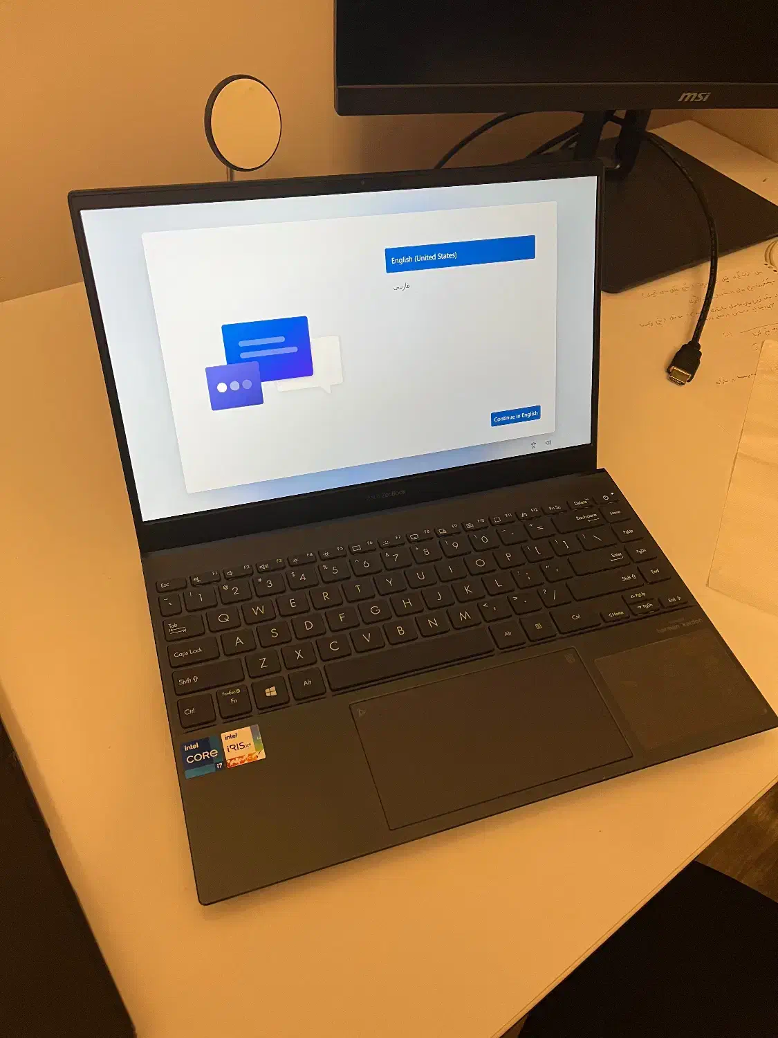 لپ تاپ asus zenbook 2020|رایانه همراه|تهران, سنائی|دیوار