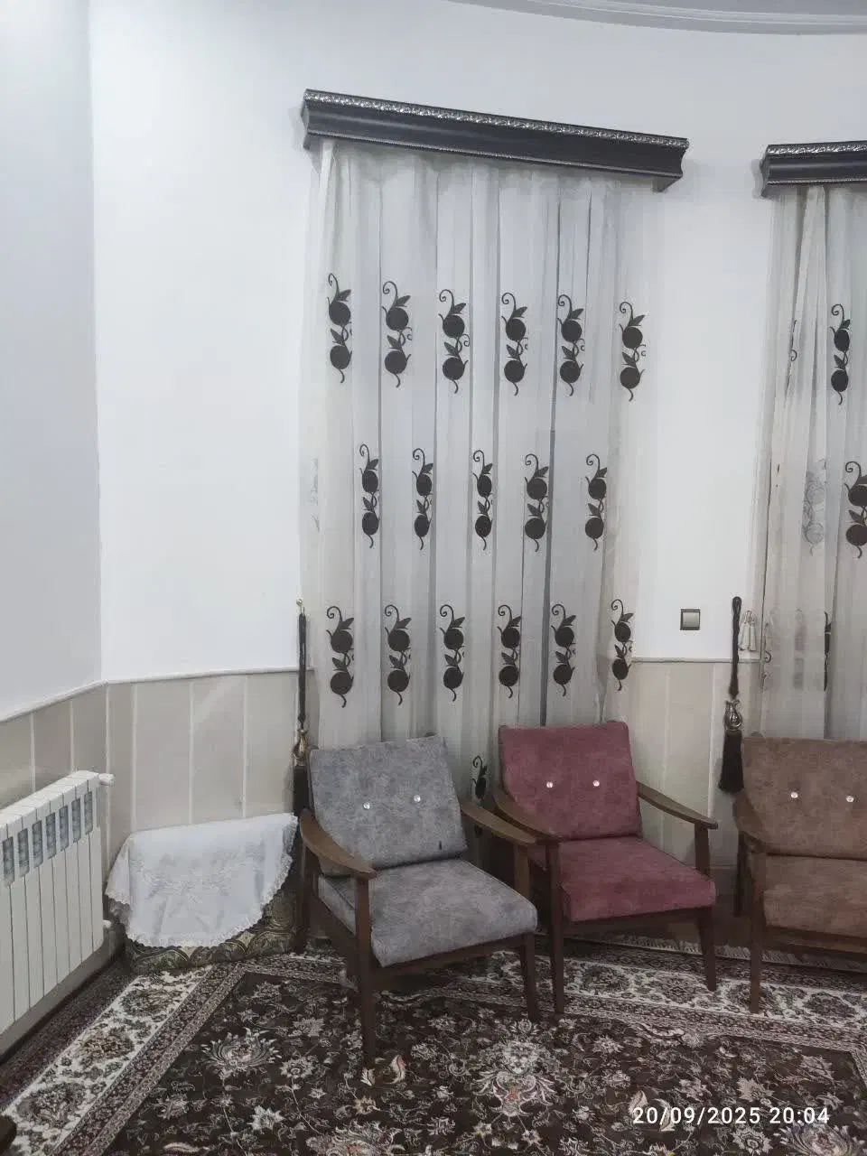 پرده حریر درحد نو|پرده، رانر، رومیزی|اردکان, |دیوار