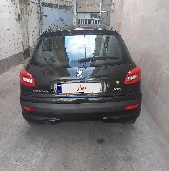 پژو ۲۰۷ مشکی TU5 مدل ۹۶|خودرو سواری و وانت|رشت, دیانتی|دیوار