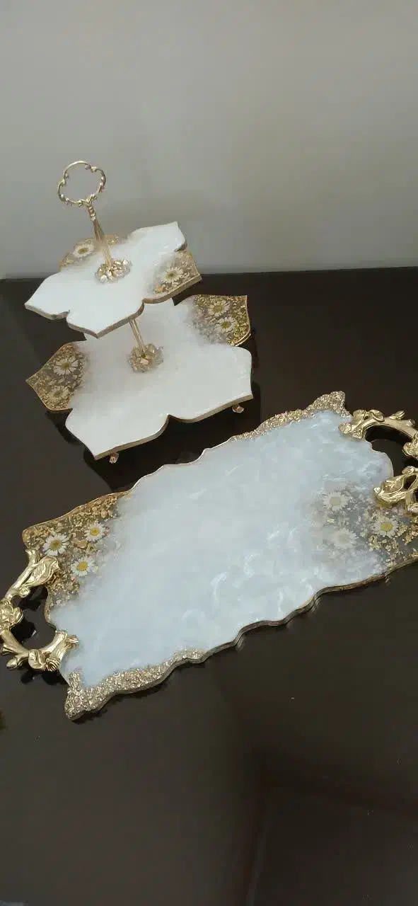 هدیه روز مادر ظروف پذیرایی رزینی|ظروف سرو و پذیرایی|مشهد, چهارچشمه|دیوار