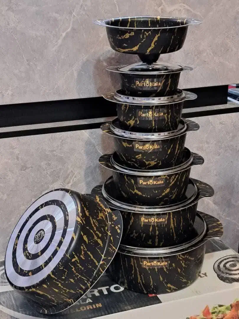 سرویس ۱۴ پارچه قابلمه|ظروف پختوپز|اصفهان, قهجاورستان|دیوار