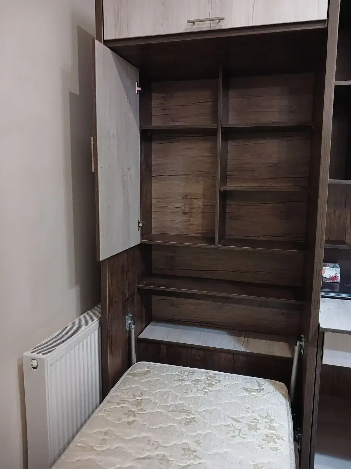 تخت کمجا تاشو با تشک ، ساخت سفارشی|تخت و سرویس خواب|کرج, مهرویلا شمالی|دیوار