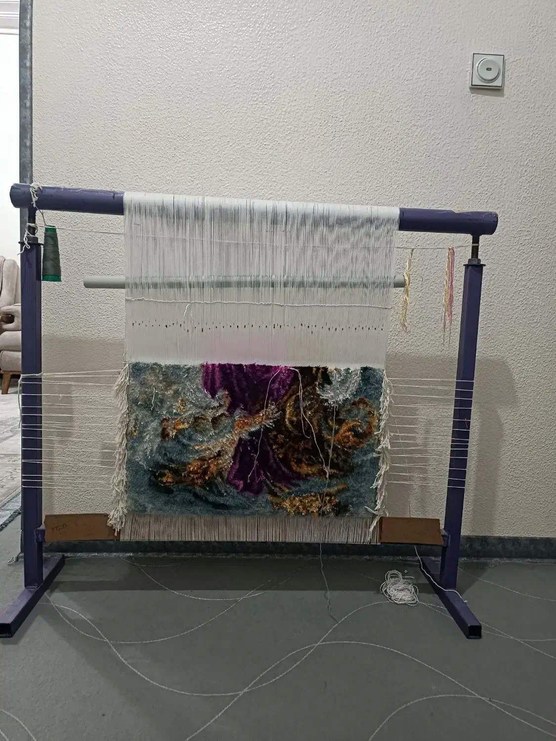 تابلو فرش نقشه استاد فرشچیان|تابلو فرش|نجفآباد, یزدانشهر|دیوار