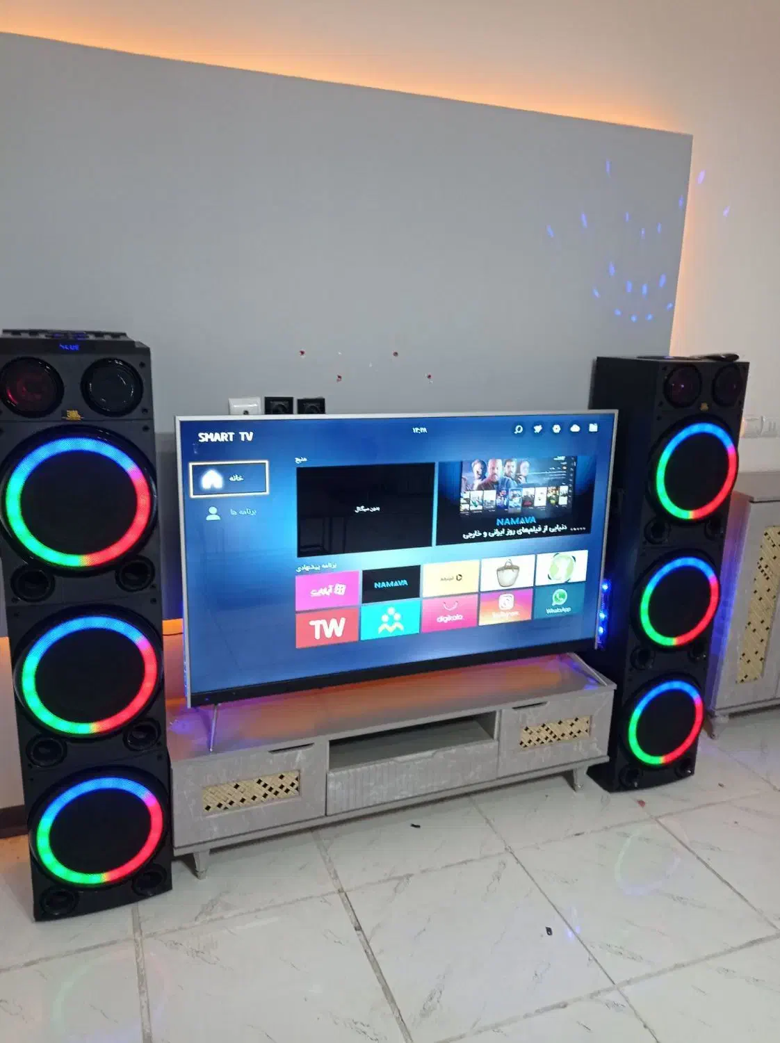 تلویزیون ۵۵ اینچ هوشمند 4k|تلویزیون و پروژکتور|رباط‌کریم, رباط‌کریم|دیوار