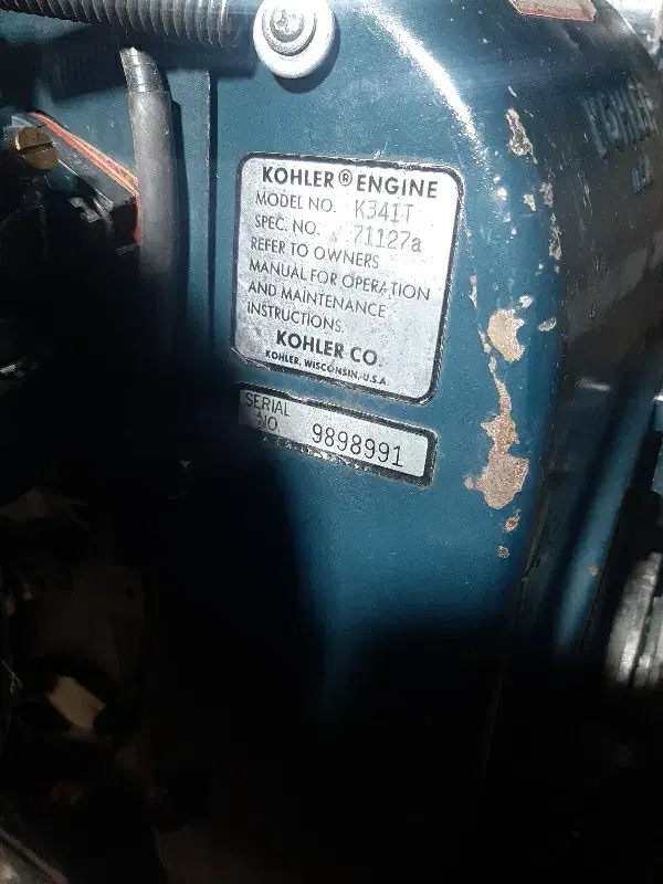 موتور برق اب ژنراتور تک سیلندر امریکایی۱۶اسب کوهلر|ماشین‌آلات صنعتی|اصفهان, کوی امیریه|دیوار