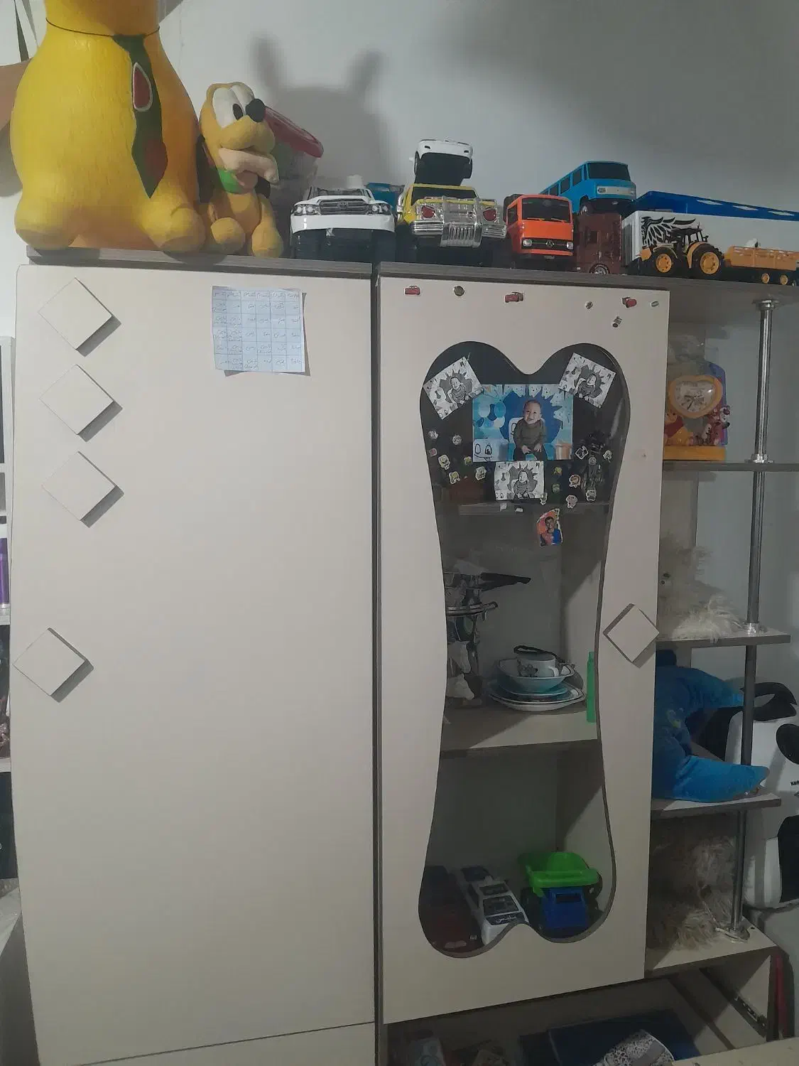 تختخواب دونفره سالم و تمیز|تخت و سرویس خواب|ابهر, |دیوار