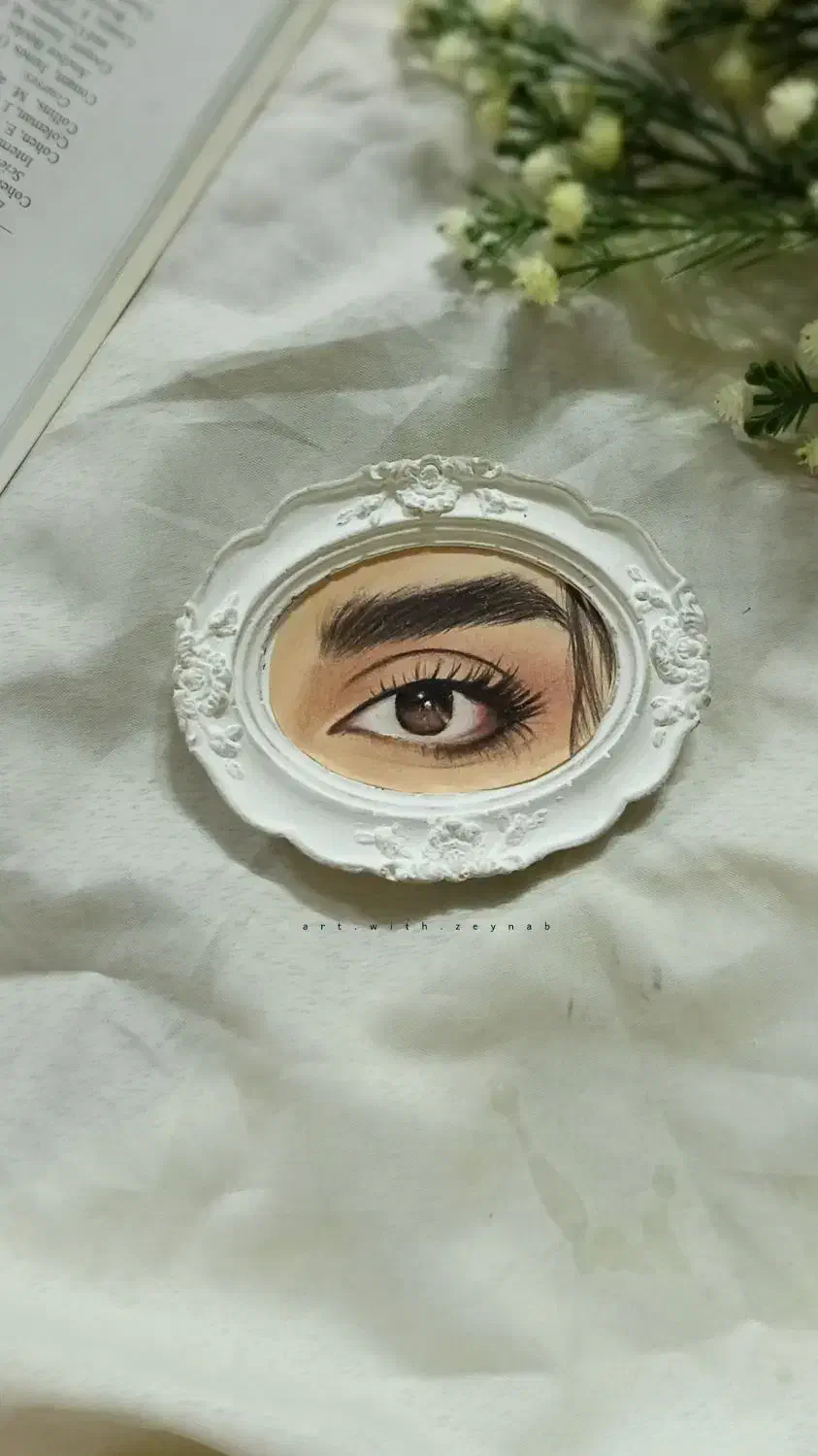 نقاشی چشم|تابلو، نقاشی، عکس|قم, آزادگان|دیوار