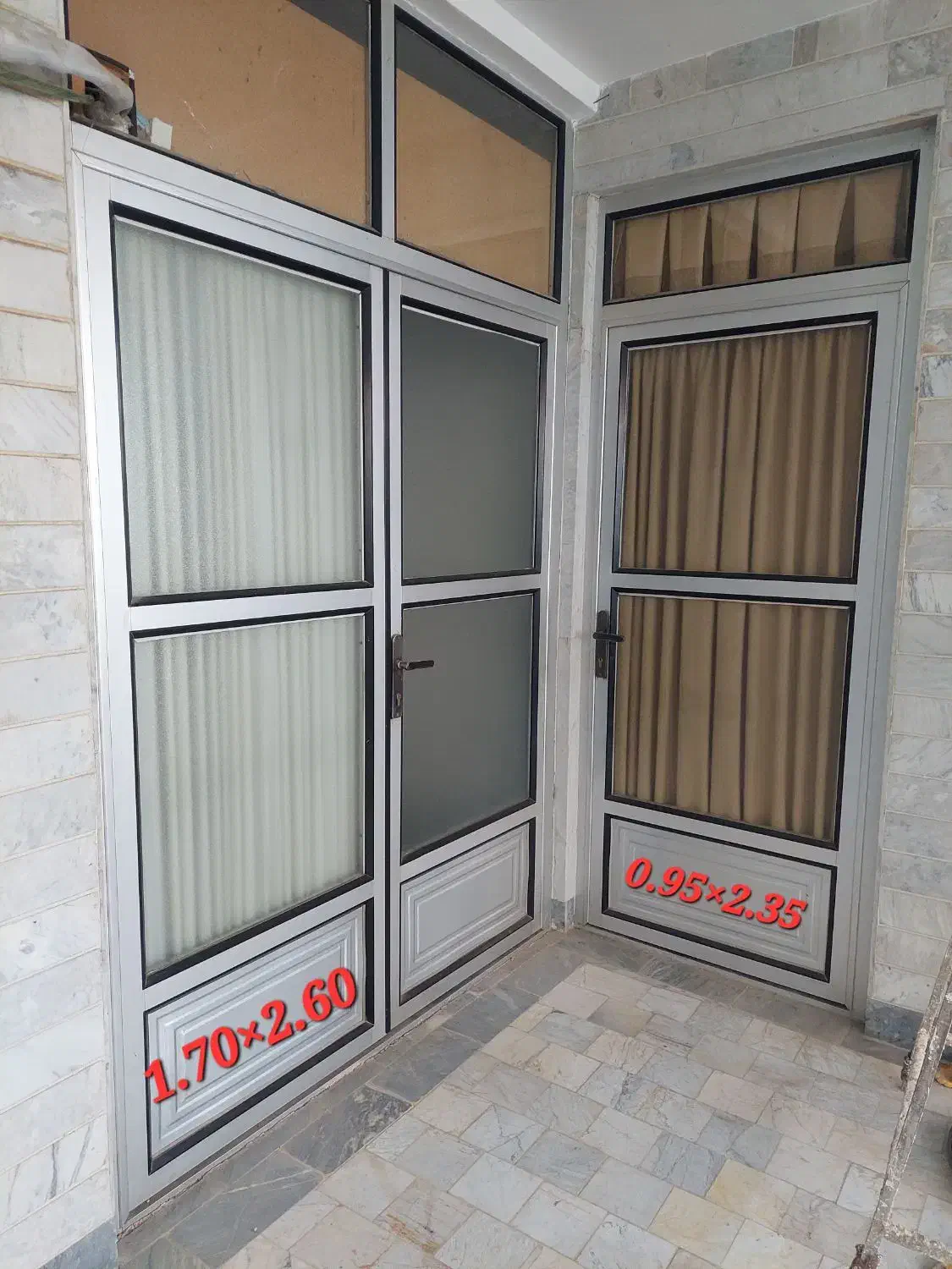 درو پنجره آلمینیوم|مصالح و تجهیزات ساختمان|فاضل آباد, |دیوار