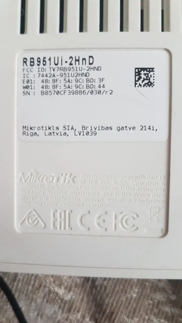 RB951u-2HnD میکروتیک|مودم و تجهیزات شبکه|مشهد, مشکینی (شهرک غرب)|دیوار