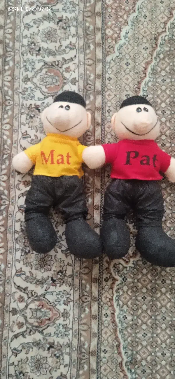 دو عدد عردسک|اسباب‌بازی بچه|سهند, |دیوار