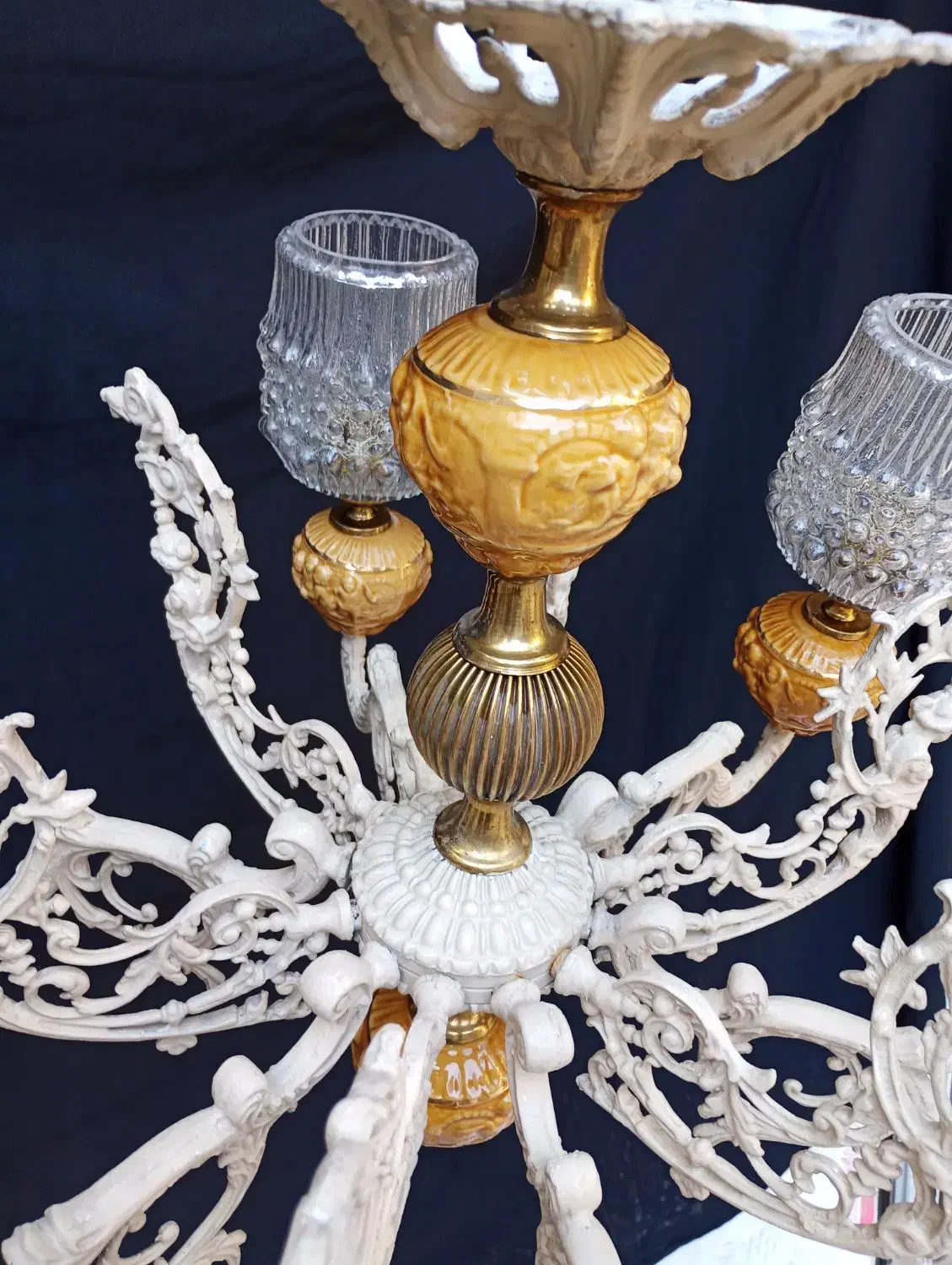 لوستر قدیمی عتیقه|لوستر و چراغ آویز|مشهد, خرمشهر|دیوار