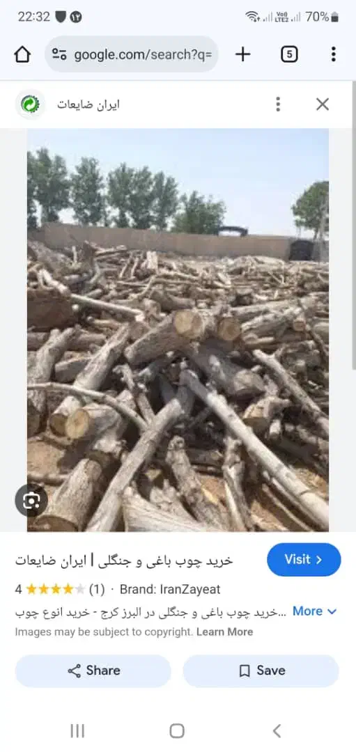 خریدار انواع چوبهای باغی یا هر چوب دیگری تر یا خشک|خدمات باغبانی و درختکاری|سلمان‌شهر, |دیوار