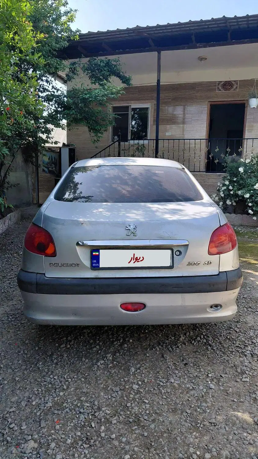 206sdمدل۸۷...v20|خودرو سواری و وانت|کرج, باغستان|دیوار