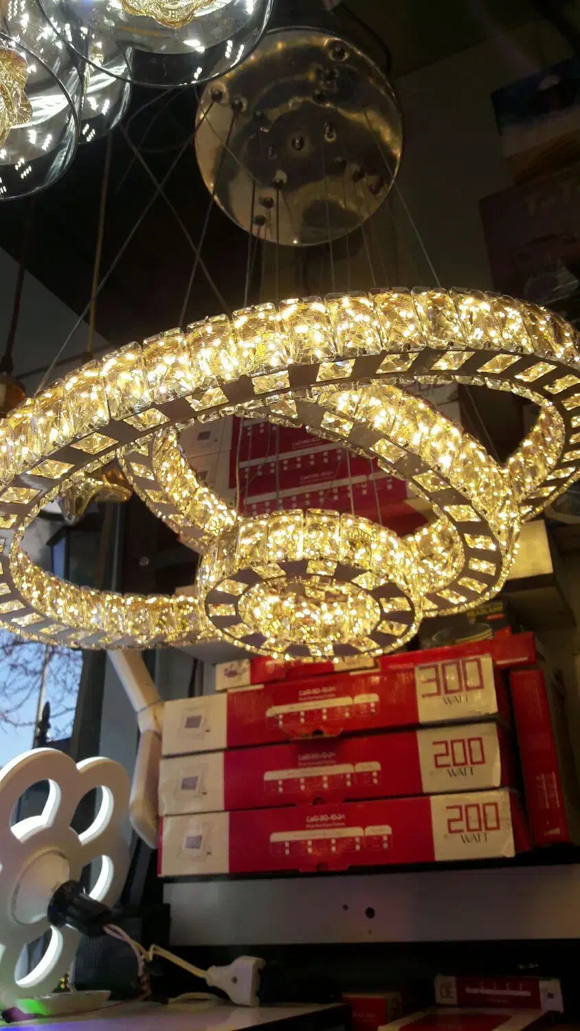 انواع لوستر کریستالی|لوستر و چراغ آویز|قزوین, |دیوار