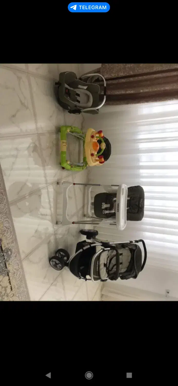 سرویس کالاسکه و کریل وصندلی غذا ورورواک وساک|کالسکه و لوازم جانبی|بروجرد, |دیوار