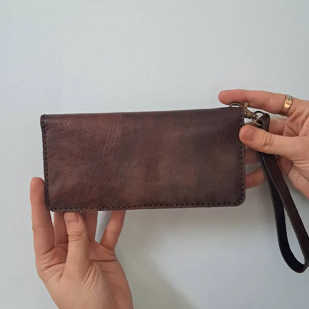 کیف چرم طبیعی دست دوز|کیف، کفش، کمربند|ساوه, |دیوار