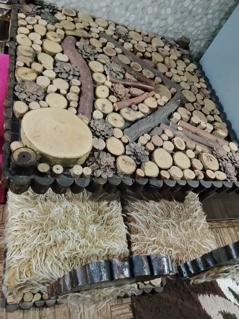 میزنهارخوری چهارنفره بسیار زیبا کاملا دست ساز.|میز و صندلی غذاخوری|قرچک, امین آباد|دیوار