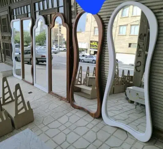 آینه فلزی مدل قدی دکوری|آینه|اهواز, زندوکیلی|دیوار