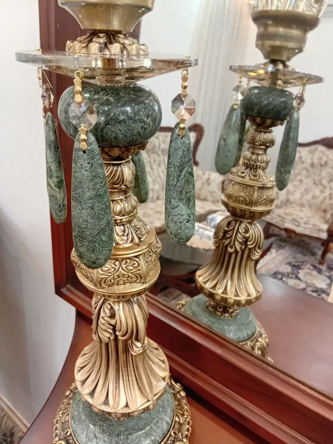 شمعدانی درباری زیبا|کلکسیون اشیاء عتیقه|ساوه, |دیوار